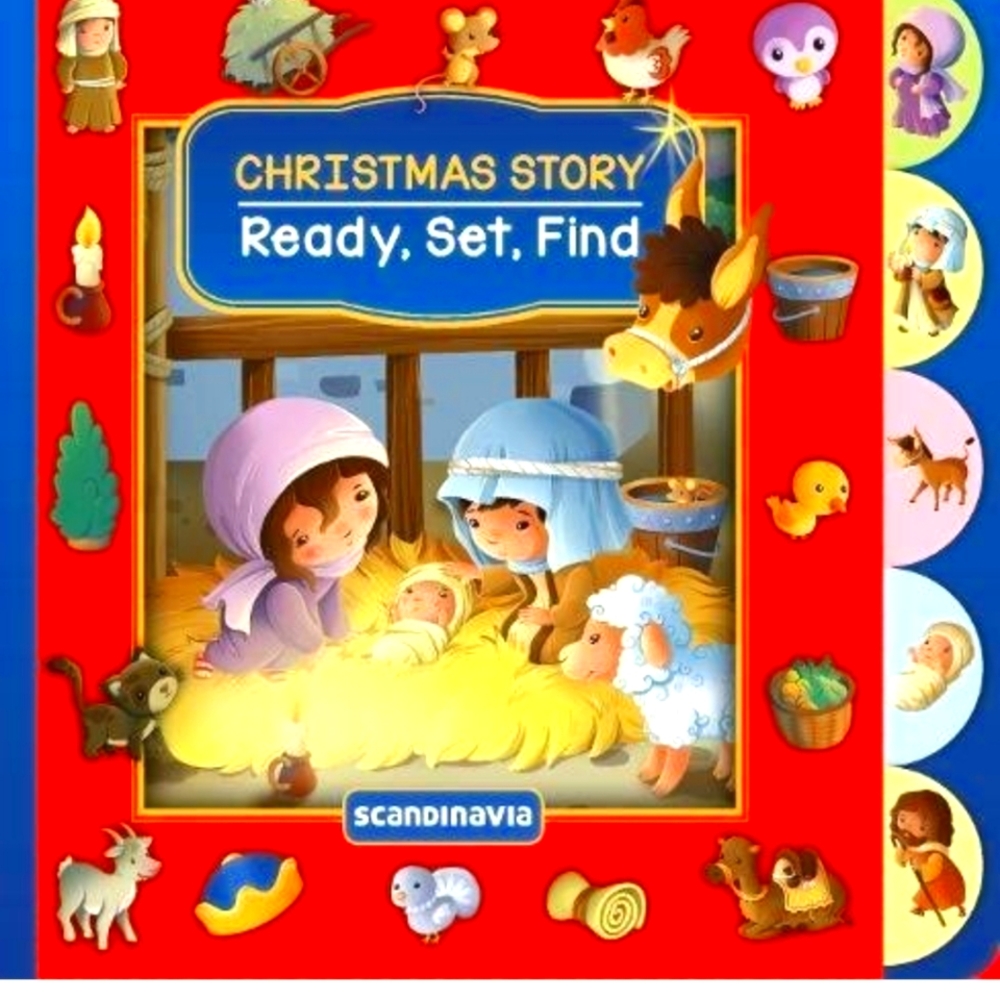 Christmas Book " Ready, Set, Find" Hardback Ages 3 to 6